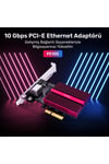 PE10G WOL 10.000Mbps Multi-Gigabit PCI Express Ethernet Ağ Kartı