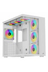PowerBoost PB-SS02W USB 3.2 ARGB ATX Mid Tower Beyaz Kasa