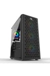 Powerboost Vk-m202b Usb 3.0 Atx Mesh Rgb Fan Siyah Kasa (psu Yok)