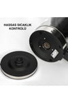 Raf R7898 Ledli 1500w 2litre Su Isıtıcı Cam Kettle Süzgeçli Cam Çay Demliği