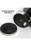 Raf R7898 Ledli 1500w 2litre Su Isıtıcı Cam Kettle Süzgeçli Cam Çay Demliği