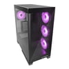 Rampage HYDRA V2 4*ARGB Fan+Hub Temperli Cam E-ATX Exclusive Siyah Oyuncu Kasası