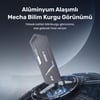 RaXius DK03 USB-A/Type-C Kablolu RGB 22x80 M.2 NVMe Taşınabilir Harici SSD (Boş Kutu)