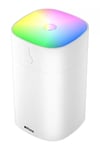 Rgb Renkli Aromaterapi Difüzör Ve Ultrasonik Hava Nemlendirici Buhar Makinesi (BEYAZ)