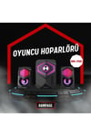 Rms-175bt 2+1 10w Bluetooth+usb-tf-fm Rainbow Gaming Oyuncu Ses Sistemi Bluetooth Hoparlör