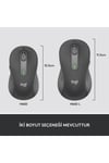 Signature M650 Küçük ve Orta Boy Sağ El Için Sessiz Kablosuz Mouse, Siyah 910-006253