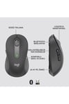 Signature M650 Küçük ve Orta Boy Sağ El Için Sessiz Kablosuz Mouse, Siyah 910-006253