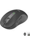 Signature M650 Küçük ve Orta Boy Sağ El Için Sessiz Kablosuz Mouse, Siyah 910-006253