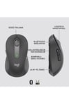 Signature M650 Küçük ve Orta Boy Sağ El Için Sessiz Kablosuz Mouse, Siyah 910-006253
