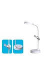Sl-8740 Masa Üstü Ledli Fanlı - Aynalı Makyaj Ve Okuma Lası