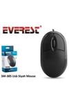 SM-385 USB siyah mouse