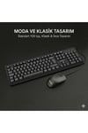 SPT6234 Kablolu Türkçe Q Klavye ve Mouse Seti Siyah