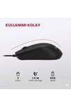 SPT6234 Kablolu Türkçe Q Klavye ve Mouse Seti Siyah