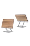 Std002 Okuma Açısı Ayarlı,kıskkaçlı Alüminyum&ahşap Kitap/tablet/notebook Standı Modern Rahle
