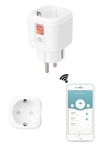 Swapp SL-01 16 Amper Akıllı Wifi TUYA Google Assistant Alexa Siri Destekli Priz Wifi TUYA