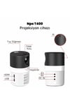 T400 3000l(40ANSI), Ios/android/windows/tvbox Uyumlu 360p Çözünürlük Mini Led Projeksiyon