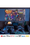 T400 3000l(40ANSI), Ios/android/windows/tvbox Uyumlu 360p Çözünürlük Mini Led Projeksiyon