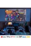 T400 3000l(40ANSI), Ios/android/windows/tvbox Uyumlu 360p Çözünürlük Mini Led Projeksiyon