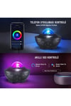 Telefon Uygulamalı Akıllı Starry Projektör Hoparlör Bluetooth+usb Parti Lambası Btk10