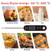 Thermopro IC6030 Su Geçirmez Hızlı Sonuç LCD Ekranlı Daldırma Saplama Gıda Pişirme Termometresi