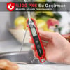 Thermopro TP-03H Su Geçirmez Katlanabilir Profesyonel Gıda Pişirme Termometresi-Kırmızı
