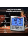 Thermopro Tp17 Alarmlı, Aydınlatmalı, Çift Çelik Problu Ve Profesyonel Gıda Pişirme Termometresi