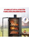 Thermopro Tp27c Alarmlı, Işıklı, Kablosuz 150m Menzilli Ve 4 Problu Profesyonel Frın Termometres