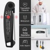 Thermopro TP605 Katlanabilir Problu Profesyonel  Gıda Pişirme Termometresi-Siyah