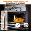 ThermoPro TP610 Su Geçirmez, Dijital ve Işıklı Çift Problu Katlanabilir Profesyonel Gıda Termometre