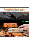Thermopro Tp610 Su Geçirmez, Dijital Ve Işıklı Çift Problu Katlanabilir Profesyonel Gıda Termome