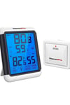 Thermopro Tp65 Dokunmatik Işıklı Geniş Ekran Iç Ve Dış Mekan (sensörlü) Dijital Sıcaklık Ve Nem