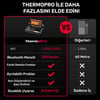 Thermopro TP980-2 Şarjlı 320m Kablosuz Alarmlı 2Problu APP, Monitörlü Profesyonel Gıda Termometresi
