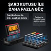 Thermopro TP980-4 Şarjlı 320m Kablosuz Alarmlı 4Problu APP, Monitörlü Profesyonel Gıda Termometresi