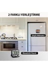 Tm01 Mutfak,spor, Ders Alarmlı Işıklı Kronometre, Geri Sayım Sayacı Ve Dijital Saat