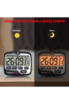 Tm01 Mutfak,spor, Ders Alarmlı Işıklı Kronometre, Geri Sayım Sayacı Ve Dijital Saat