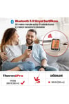 Tp358 Telefon Kontrollü, Saatli, Takvimli, Iç Mekan Sıcaklık Ve Nem Ölçer Termometre