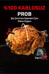 TP863B 2Problu Zamanlayıcılı 610m Kablosuz Barbekü/Mangal Profesyonel Pişirme Termometresi