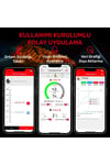 TP970 Şarjlı 182m Kablosuz Alarmlı 1Problu Telefon Kontrollü Profesyonel Gıda Termometresi