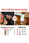 TP970 Şarjlı 182m Kablosuz Alarmlı 1Problu Telefon Kontrollü Profesyonel Gıda Termometresi