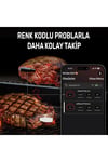 TP980-2 Şarjlı 320m Kablosuz Alarmlı 2Problu APP, Monitörlü Profesyonel Gıda Termometresi