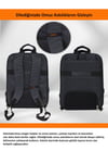 Trv02 Travela Genişleyebilir 40lt Notebook Ve Seyahat Sırt Çantası 16