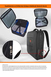 Trv02 Travela Genişleyebilir 40lt Notebook Ve Seyahat Sırt Çantası 16