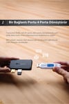 Ts-hub2k Usb 3.1 Gen 1, Usb A To 4 Port Usb Çoklayıcı Hub