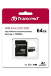 Ts64gusd330s 64gb Microsd Uhs-ı U3 A2 Hafıza Kartı