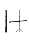 TX-18 180x180 cm Tripod Ayaklı Taşınabilir Manuel Projeksiyon Perdesi (Arkası Siyah Fonlu)