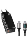 Us-cc110b 65w Gan Şarj Başlığı + Us-sj546 100w Type-c Göstergeli, Notebook Şarjı Ve Hızlı Şarj
