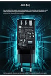 Us-cc110w T33 65w Qc+pd 2type-c+1usb Mini Gan Hızlı Şarj Başlığı-beyaz