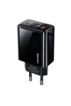 Us-cc133 T40 20w Qc3.0+pd Type-c+usb Dijital Göstergeli Hızlı Şarj Başlığı
