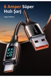 Us-cc152b 33w Şarj Başlığı + Us-sj544 66w Type-c Göstergeli, Çipli Hızlı Şarj Kiti
