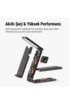 US-CD181 15W 3in1 Arada Masa Lambası Özellikli Katlanabilir Kablosuz Şarj Standı